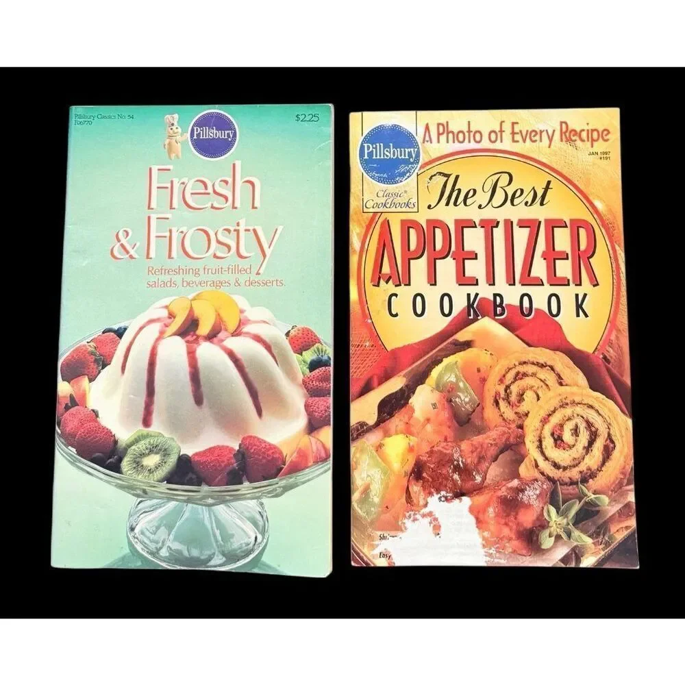 Pillsbury Vintage Cookbooks Set of 4